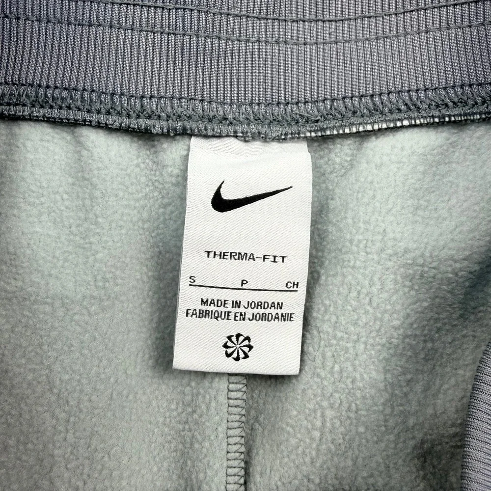 Nike Therma-FIT Gray Heathered Fleece Joggers Sweatpants Mens Small S